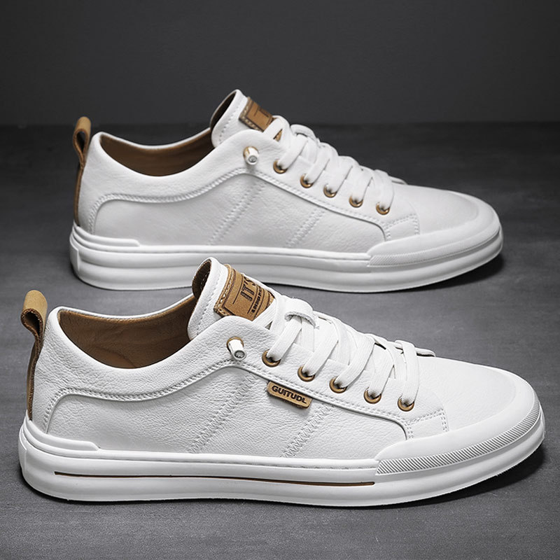 Breathable And All-match Style Men's Leather Shoes